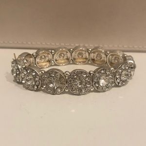 Stretchy diamond bracelet